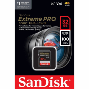 SanDisk Extreme Pro 32GB SDHC UHS-I Card 100 mb/s