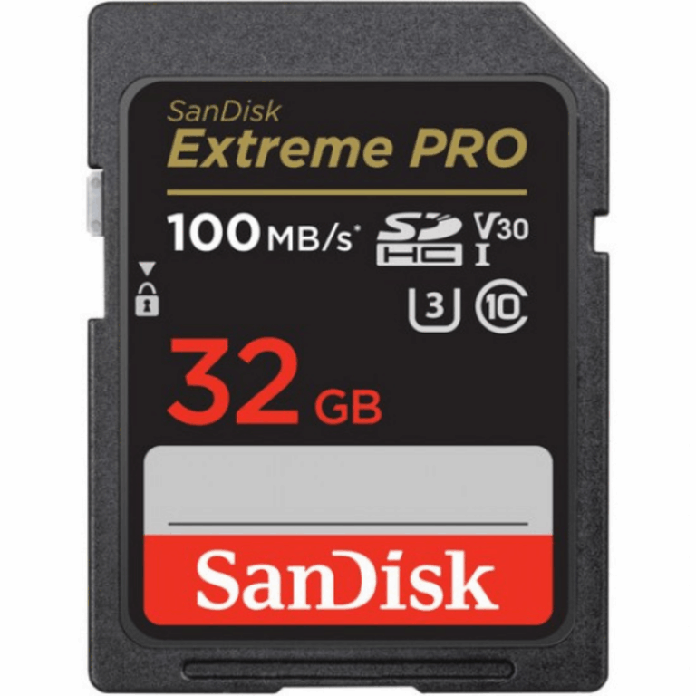 SanDisk Extreme Pro 32GB SDHC UHS-I Card 100 mb/s