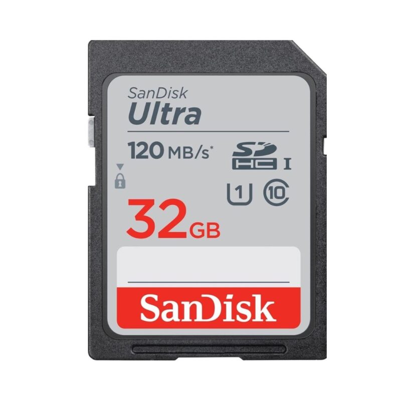 SanDisk Ultra SDXC 32GB 120MB/s Class 10 UHS-I Card