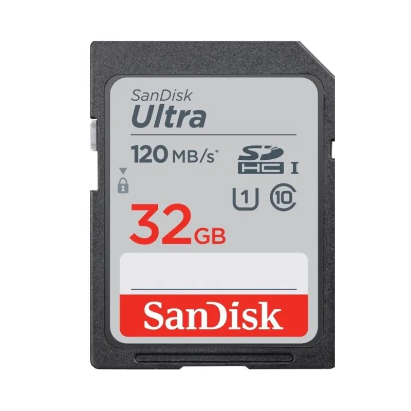 SanDisk Ultra SDXC 32GB 120MB/s Class 10 UHS-I Card