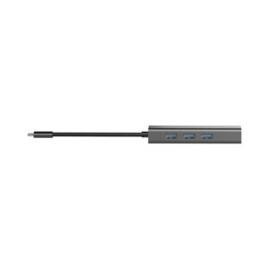 USB Type C to Ethernet with 3 Usb Hub Adapter