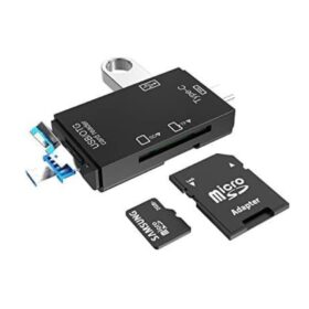 6 in 1 Card Reader Memory Card Type C Adapter