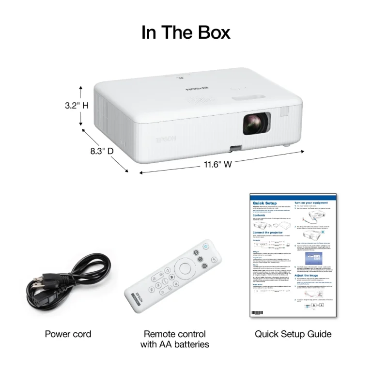 Epson CO-W01 WXGA projector