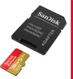 SanDisk 128GB Extreme microSDXC UHS-I Memory Card with Adapter - Image 2