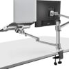 2 in 1 360 Degree Rotating Double Arm Laptop and monitor