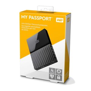 WD My Passport - 4TB - Portable External Hard Drive - USB 3.0