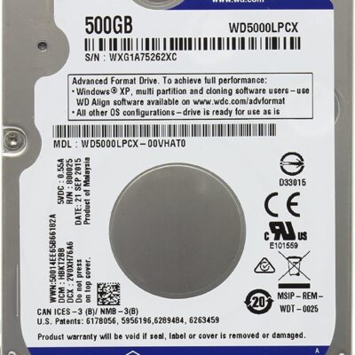 WD 500 GB Laptop Internal Hard Disk Drive