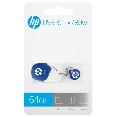 HP x780w Flash Drive 64GB - Blue