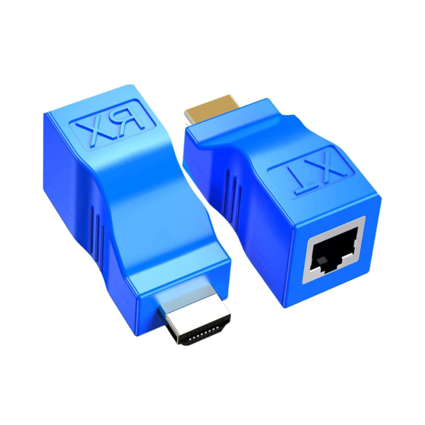 HDMI RJ45 Adapter Ethernet Cable Extender Converter 30M 2