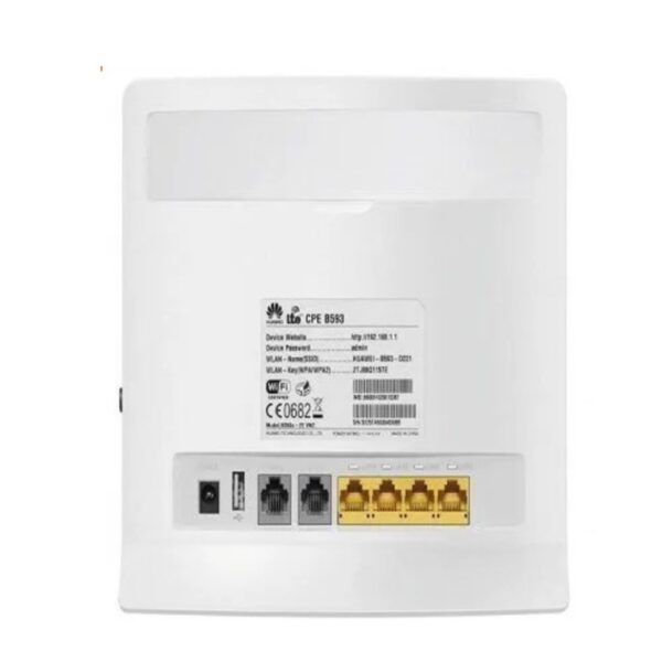 Huawei B593 LTE CPE 4G WiFi Router With SIMCard Slot