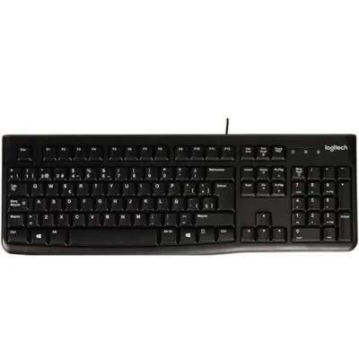 Logitech K120 Keyboard - Cable Connectivity - USB Interface