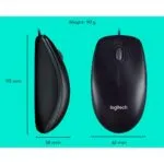 Logitech MK120 Wired USB Keyboard Mouse Desktop Combo