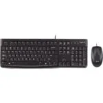 Logitech MK120 Wired USB Keyboard Mouse Desktop Combo