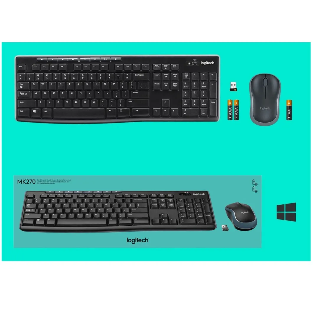 Logitech MK270 Wireless Keyboard And Mouse Combo