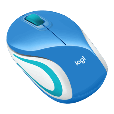 Logitech M187 Wireless Mouse- Black