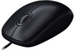 Logitech Wired Mouse M90 Black USB - Image 4
