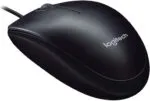 Logitech M90 Wired Mouse Black - Image 2