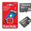 Sandisk 8GB micro SDHC Memory Card