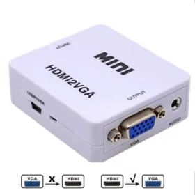 Mini HDMI to VGA Converter