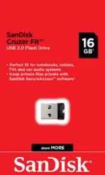 SanDisk 16GB Cruzer Fit USB 2.0 Flash Drive - Image 4
