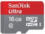 SanDisk ULTRA Micro SDHC Card 16GB 80MB/s Class 10 UHS-I + Adapter - Image 2