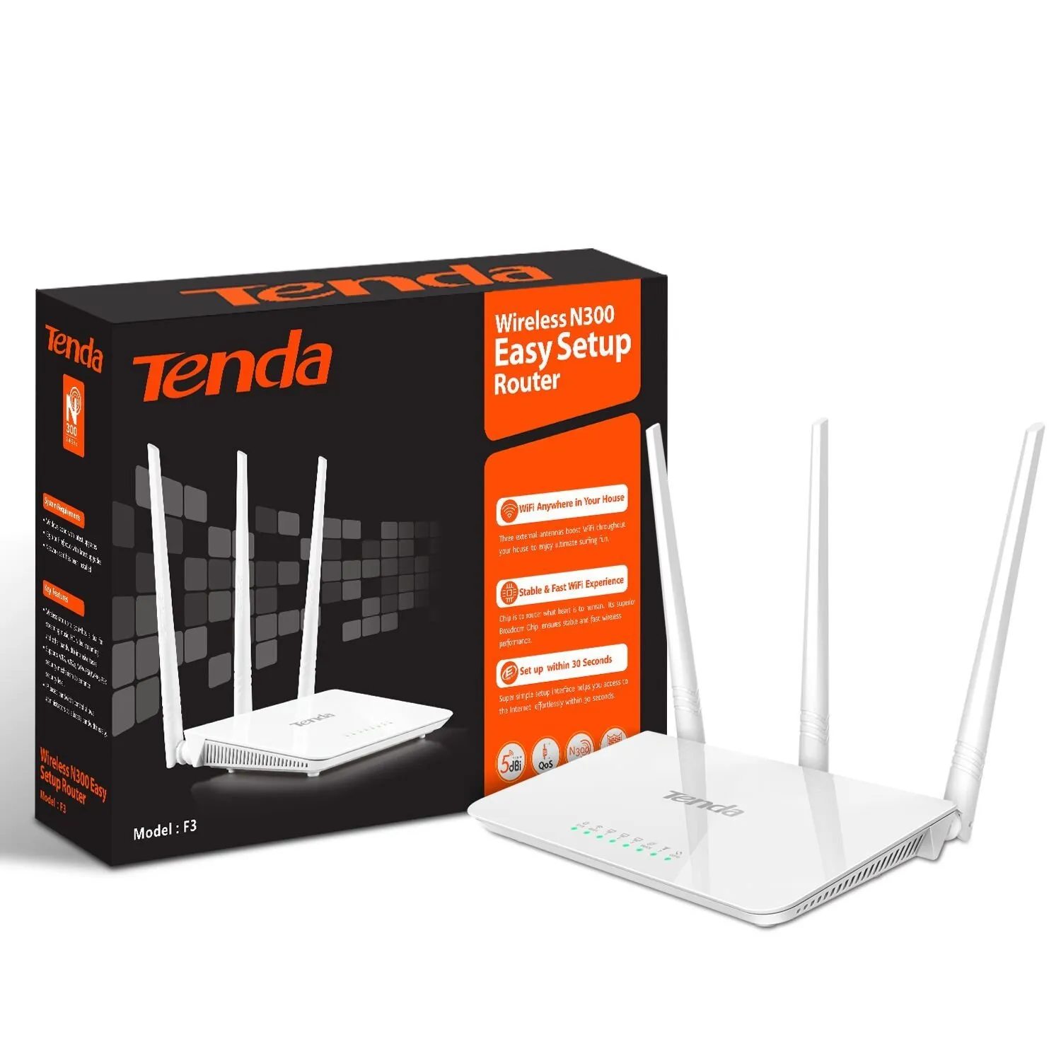 Tenda F3  300Mbps Wireless Router
