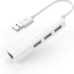 USB 3.0 3-Port Hub Gigabit Ethernet Adapter 2 in 1 USB Adapter