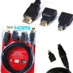 HDTV 3 In 1 High Speed HDTV Cable - 1.5M