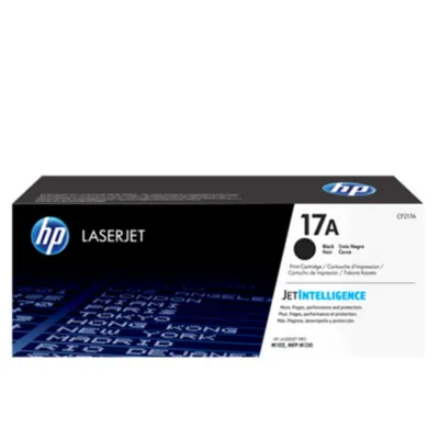 HP 17A Black Original LaserJet Toner Cartridge