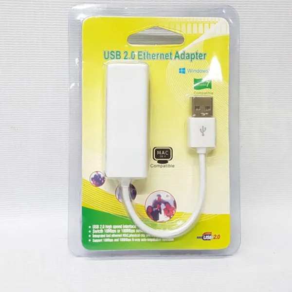USB 2.0 to 10/100 Mbps Ethernet Network Adapter Dongle