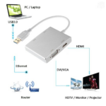 USB 3.0 to HDMI/VGA/DVI adapter