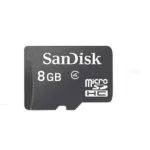 SanDisk 8GB micro SDHC Memory Card Class 4 With SD Adapter - Image 2