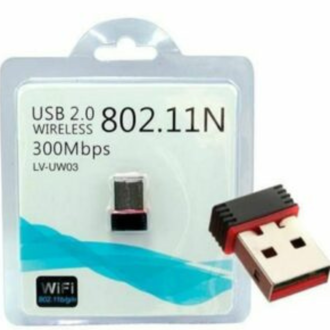 Clé USB WiFi Mini N300 (802.11n) 2.4GHz - Adaptateur Réseau Sans Fil Pour PC/Portable