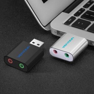 Vention External Sound Card Usb To 3.5mm Earphone