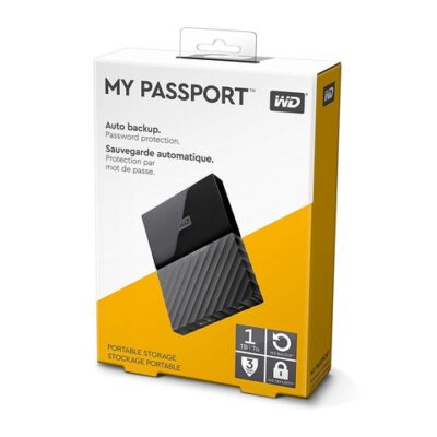 WD My Passport 1TB Portable Hard Drive USB 3.0
