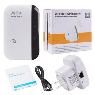 300M Wireless-N Wi-Fi Repeater 2.4GHz  Signal Booster Extender