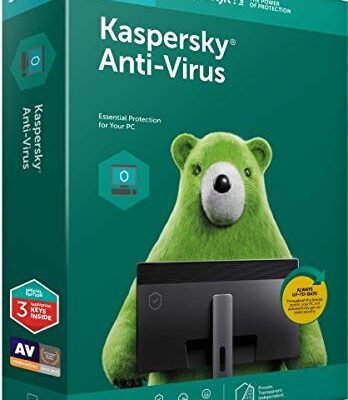 Kaspersky Antivirus-3 Users, 1 Year