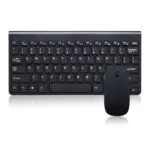 Mini Wireless Keyboard with Mouse, Black Color - Image 2