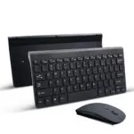 Mini Wireless Keyboard with Mouse, Black Color - Image 3