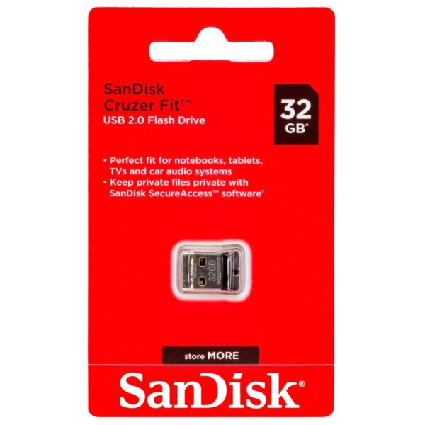 sandisk cruzer fit 32gb usb 2.0 pendrive
