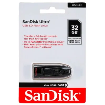 SanDisk 32GB Ultra USB 3.0 Flash Drive
