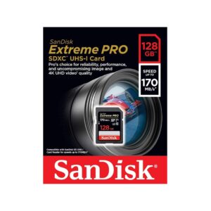 SanDisk 128GB Extreme PRO UHS-I SDXC Memory Card (200 mb/s)