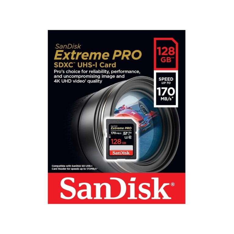 SanDisk 128GB Extreme PRO UHS-I SDXC Memory Card (200 mb/s)