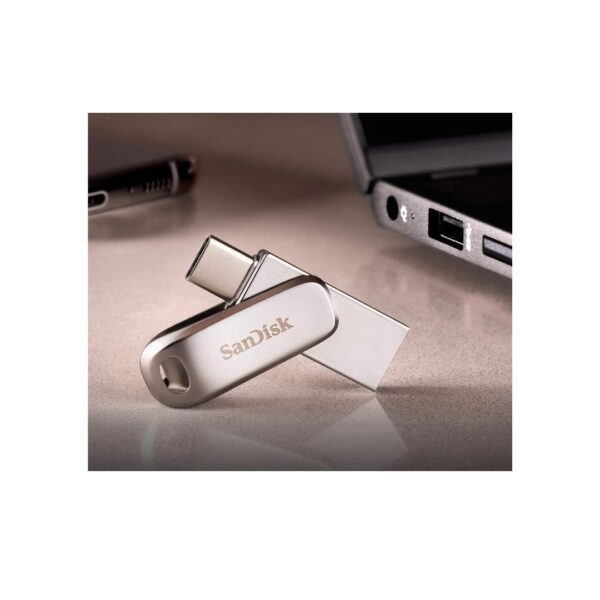 SanDisk Ultra Dual Drive Luxe USB Type C Flash Drive 128GB