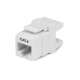 Vention Cat.6 UTP 180 Degree Keystone Jack White