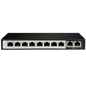D-Link 8GE PoE+ 2GE Uplink 250m PoE Switch - DGS-F1010P