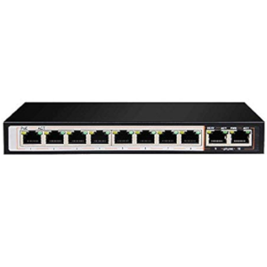 D-Link 8GE PoE+ 2GE Uplink 250m PoE Switch - DGS-F1010P