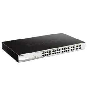 D-Link DGS-F1210-26PS-E - 24 port Managed Gigabit Switch , 2 Gigabit SFP uplink ports