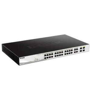 D-Link DGS-F1210-26PS-E - 24 port Managed Gigabit Switch , 2 Gigabit SFP uplink ports