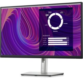 Dell E2723H 27" FHD Monitor, Black Color, Connectivity : 1 VGA, 1 DisplayPort 1.2 - E2723H